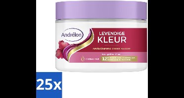 Andrélon – Crème Haarmasker – Levendige Kleur – 300 ml - Bulkverpakking - 25 stuks