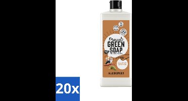 Marcel's Green Soap - Allesreiniger - Sandelhout & Kardemom - Natuurlijk & effectief - 750 ml - Bulkverpakking - 20 stuks