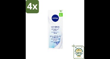 NIVEA - Essentials Dagcrème - Hydraterende Gezichtscrème - Normale huid - SPF 15 - Met Vitamine E, Magnolia- & Lotusextract - 50 ml - Voordeelverpakking - 4 stuks - Dagcrème normale huid - SPF 15