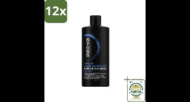 SYOSS - AntiDandruff - Shampoo - Langdurige Styling - 440ml - Voordeelverpakking - 12 stuks - Roze Behandeling - Kalmerende Shampoo