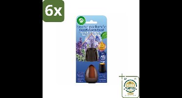 Air Wick - Essential Mist - Navulling - Innerlijke Rust - Luchtverfrisser - Voordeelverpakking - 6 stuks - Aromatherapie - Essentiële oliën