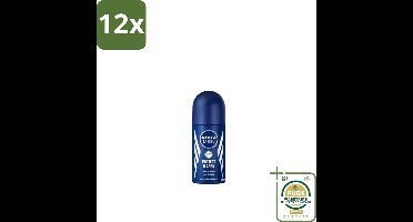 NIVEA MEN - Deodorant Roller - Protect & Care - 50 ml - Voordeelverpakking - 12 stuks - Zweetbehandeling - Huidverzorging