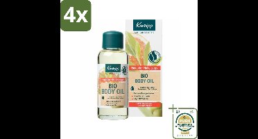 Kneipp - Huidolie - Bio - Voor striae & littekens - 100 ml - Voordeelverpakking - 4 stuks - Littekens - Droge huid