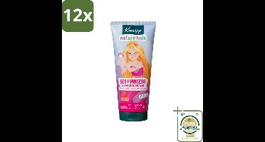 Kneipp - Shampoo & Douche - Prinsessen - 200 ml - Voordeelverpakking - 12 stuks - 2-in-1 shampoo - Frambozengeur