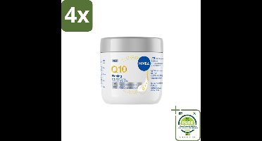 NIVEA – Bodycrème – Q10 Verstevigend + Verjongend – 400 ml - Voordeelverpakking - 4 stuks - Huidversteviging - Huidverzorging