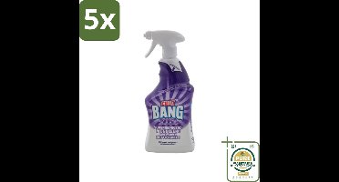 5 x Cillit Bang – Schoonmaakspray – Bleach & Hygiëne – 750 ml - Grootverpakking - Cillit Bang Bleach & Hygiëne - Desinfecterende Schoonmaakspray - Bleek En Hygiëne Spray - Reinig En Desinfecteer - Badkamer Reiniger