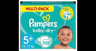 Comfortabele Luiers voor Baby's - Maat 5+ - 132 Stuks