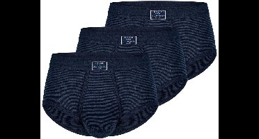 ESGE Heren Slip met voorsluiting 3 pack- Fijnrib Jeans