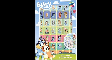Bluey Glitter Stickerboek