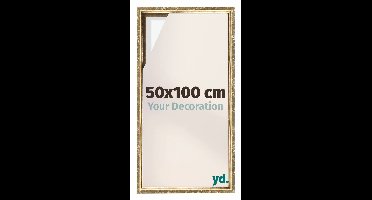Your Decoration - Baklijst 50x100 cm - Goud Antiek - Baklijst voor Canvas - MDF - Lyon