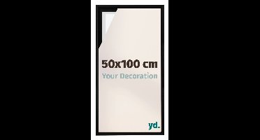 Your Decoration - Baklijst 50x100 cm - Zwart Mat - Baklijst voor Canvas - MDF - Lyon
