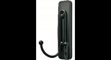 Command Dubbele Metalen Haak Zwart - 1,8 kg trekvermogen