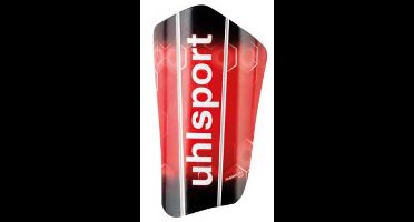 Uhlsport Super Lite Plus Scheenbeschermer - Rood / Wit | Maat: M