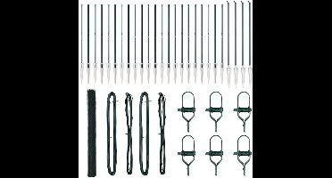 vidaXL - Hekpaal. - Groen