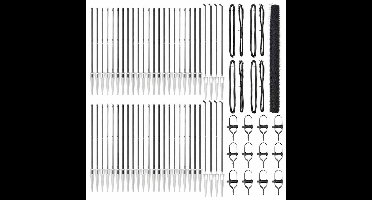 vidaXL - Hekpaal. - Grijs