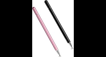 Ronte - Touchscreen pennen voor tablets met magnetische uiteinden - Set van 2 stuks met siliconen tip - Geschikt voor Surface - Nauwkeurige touchpad pen