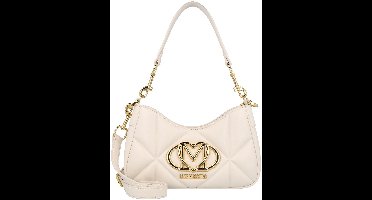 Love Moschino Embossed Schoudertas 22.5 cm - Dames - ivory