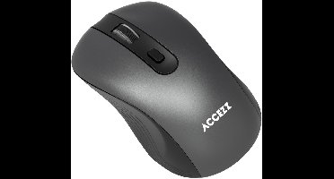 Accezz Draadloze Muis - Geschikt voor Laptop & Computer - Bluetooth & USB-A - Links- en Rechtshandig - Stille Muis - Grijs