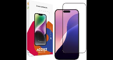 Accezz Screen protector - Geschikt voor Apple iPhone 17 Pro Max / 16 Pro Max - Gehard Glass Full Cover