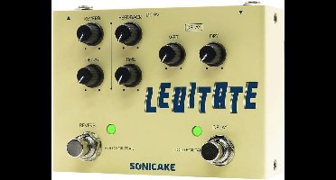 SONICAKE Vertraging en Reverb 2 in 1 Gitaar Effecten Pedaal Digitaal Levitate