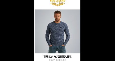 PME Legend - Heren pull - Maat XXXL - Mannen - GRIJS -