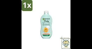1 x Garnier - Body - Bodylotion - Intensive 7 Days - Verzorgend - Mango-extract & Probiotica - 400 ml- Bodylotion - Droge Huid - Mango Extract - Probiotica - Hydratatie