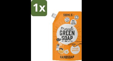 1 x Marcel’s Green Soap – Handzeep Navulling – Sinaasappel & Jasmijn – 500 ml - Kabel - Kabels - Kabelsysteem - Kabelsysteem