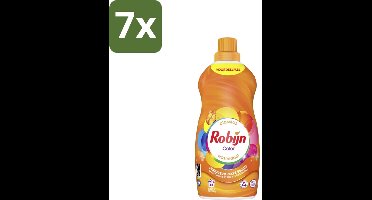 Robijn - Klein & Krachtig Color - Wasmiddel - 34 Wasbeurten - 1,19 L - Bulkverpakking - 7 stuks