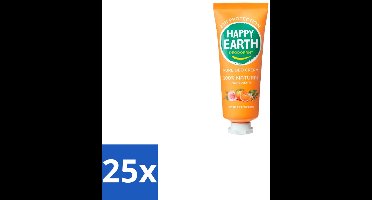 25 x Happy Earth – Deodorant Cream – 100% Natuurlijk Rose Petitgrain – 40 ml - 100% Natuurlijk - Deodorant Crème - Rose Petitgrain - Bloemige Geur - Huidvriendelijk