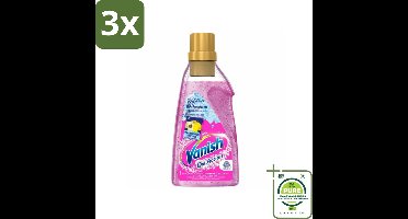 3 x Vanish - Vlekverwijderaar - Oxi Action Wasbooster Gel - Voor Gekleurde Was - 750 ml - Grootverpakking - Vlekkenverwijderaar - Wasbooster - Gekleurde Was - Wasmiddel - Wasgel