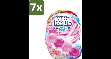 Witte Reus - Toiletblok Brilliant Gel - Spring Rain - 1 Toiletblok - Bulkverpakking - 7 stuks