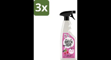 Marcel's Green Soap - Badkamerreiniger - Patchouli & Cranberry - Krachtige werking - 500 ml - Bulkverpakking - 3 stuks