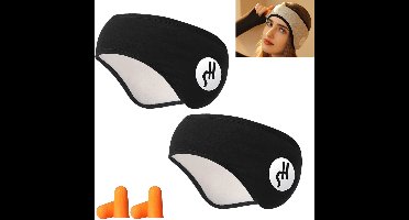 2 stuks oogmasker - 2-in-1 unisex winter oorwarmers voor hardlopen, slaapmasker, hoofdband die de oren hydrateert, zweetband voor vrouwen en mannen