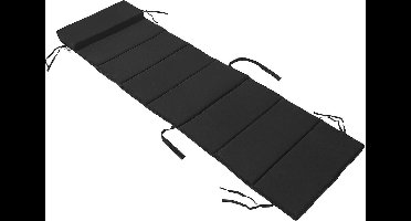 SoBuy® OGS28-P02 Cushion Ergonomic Shape Padded Mattress Topper with Headrest for Rocking Chair Garden Black