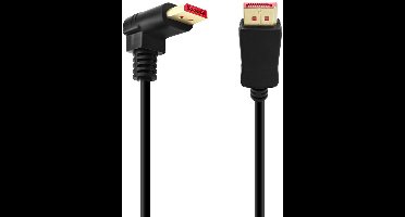 DisplayPort 1.4 Kabel 90 Graden Hoek 1.8m - Ondersteunt 8K 60Hz, 4K 144Hz, G-Sync & FreeSync