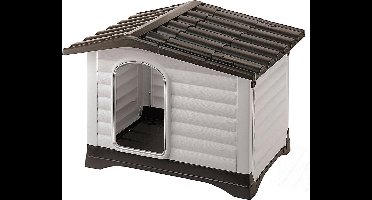 Ferplast Dogvilla 110 Hondenhok - Grijs - 111 x 84 x 79 cm