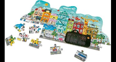 Animiertes Stadt-Puzzle
