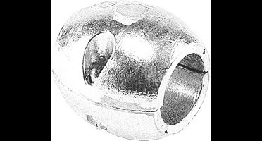 Talamex Schroefas-bolanode Zink 35 mm