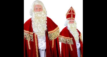Baardstel Sinterklaas met vaste snor online kopen.