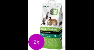 Back-2-Nature Bedding & Litter - Bodembedekking - 2 x 10 l