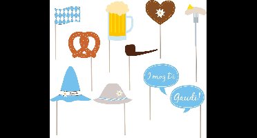 RIETHMULLER - Oktoberfest photobooth set met 10 accessoires