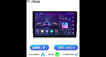 Android Multimedia Systeem – Autoradio – Navigatie Systeem – Touchscreen Radio – CarPlay Android Auto – 9 Inch IPS Scherm – 8-Kern Processor