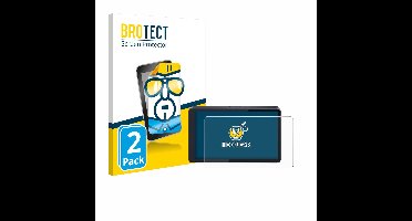 BROTECT - Screenprotector voor CARabc DB601 - Folie Beschermfolie transparant 2 Stuks