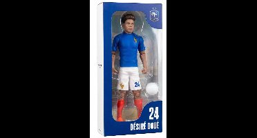 Megableu – 20 cm Désiré Doué – Actiefiguur voetbal – Met bal