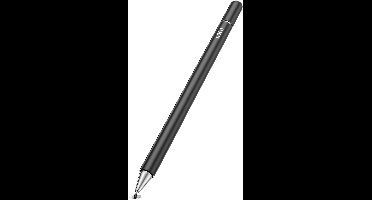 Hoco, Capacitieve Stylus met Dubbele Tip voor Smartphones / Tablets, Zwart