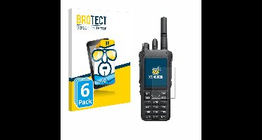 BROTECT - Screenprotector voor Motorola Mototrbo R7 - Folie Beschermfolie transparant 6 Stuks