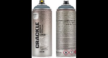 Montana Crackle Verf GRIJS - Krakelee effect spuitbus 400ml - Sneldrogend