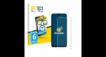 BROTECT - Screenprotector voor ZTE Blade A35e - Folie Beschermfolie transparant 6 Stuks