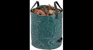 HEM Tuinafvalzak 125 Liter Opvouwbaar – Stevige Tuinzak Met 4 Handgrepen En Verstevigde Ring – Ideaal Voor Tuin, Erf En Compostbak