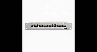 Danicom Cat5 10 inch 12 poorts STP patchpaneel